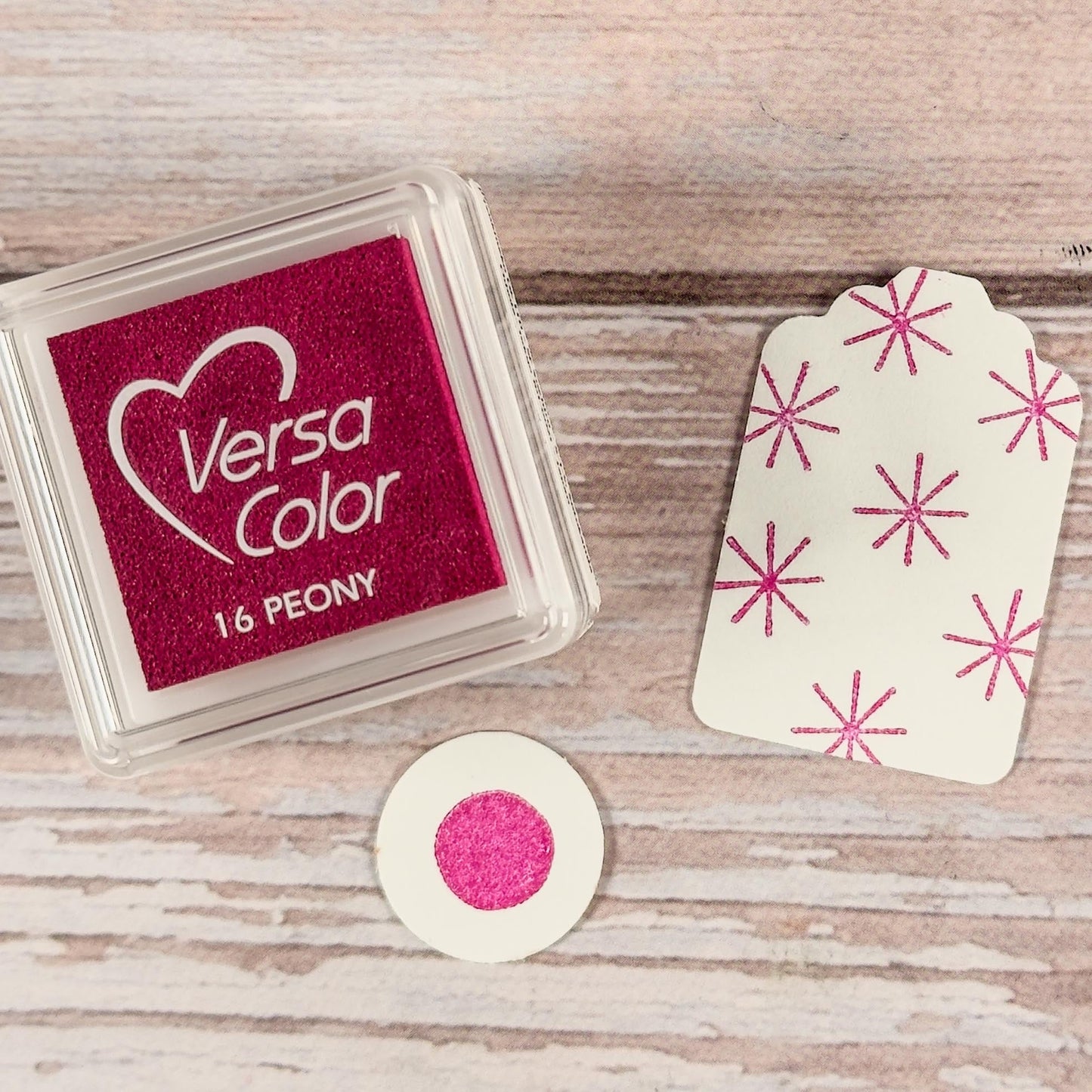 Mini - Stempelkissen Dunkelpink - VersaColor Peony - IN LOVE WITH PAPER