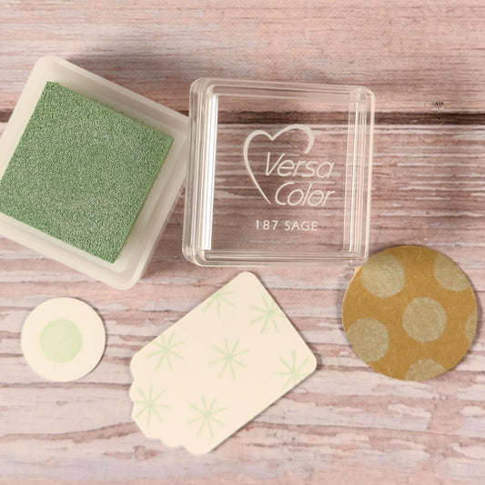 Mini-Stempelkissen Graugrün - VersaColor Sage