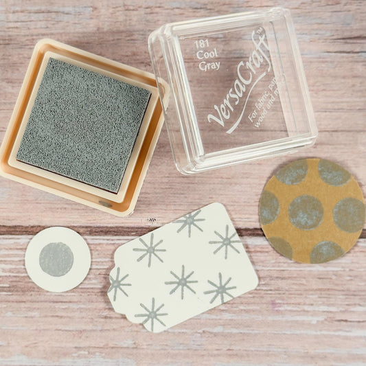 Mini-Stempelkissen Hellgrau - VersaCraft Cool Gray