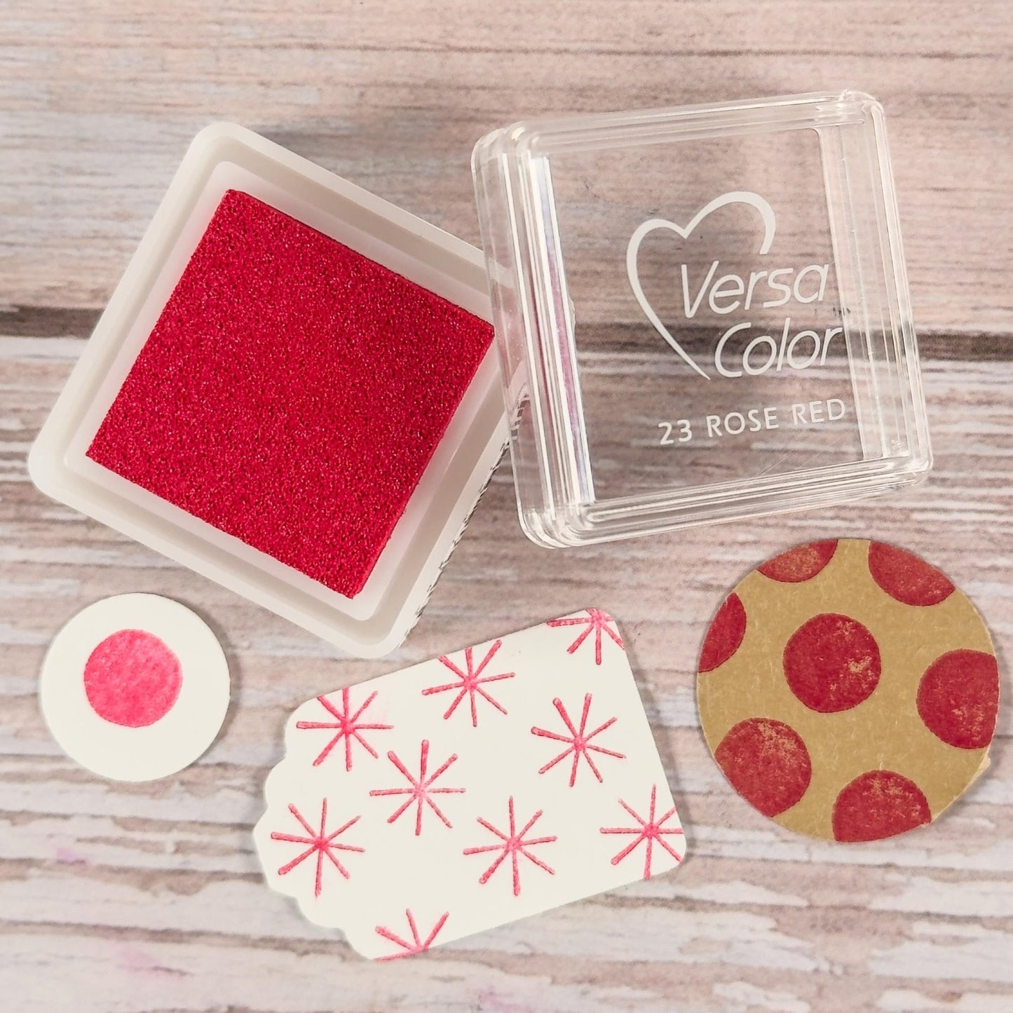 Mini - Stempelkissen Rosenrot - VersaColor Rose Red - IN LOVE WITH PAPER