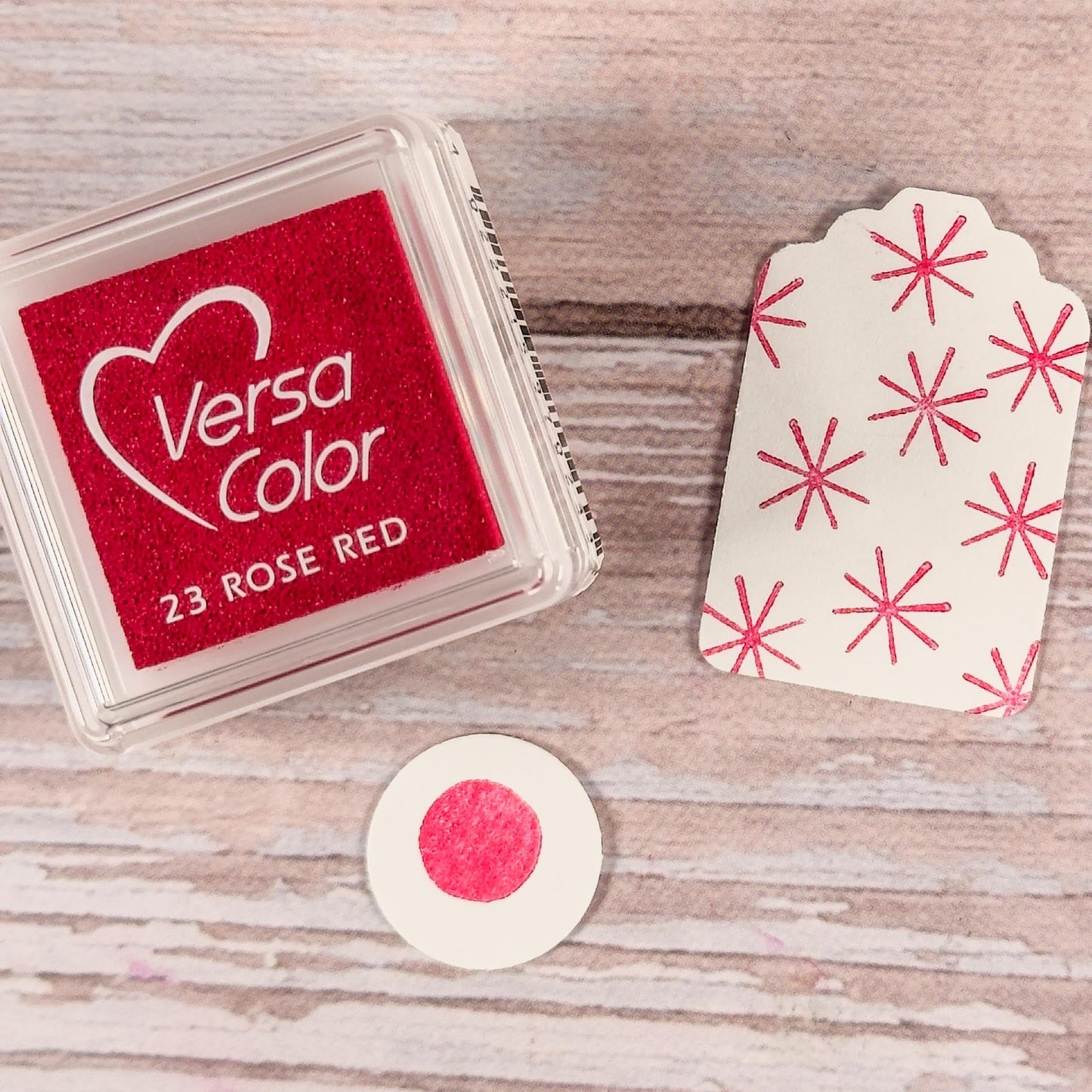 Mini - Stempelkissen Rosenrot - VersaColor Rose Red - IN LOVE WITH PAPER
