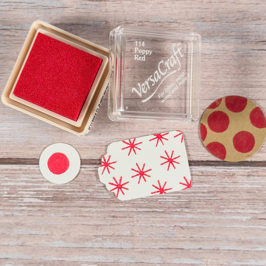Mini-Stempelkissen Rot - VersaCraft Poppy Red