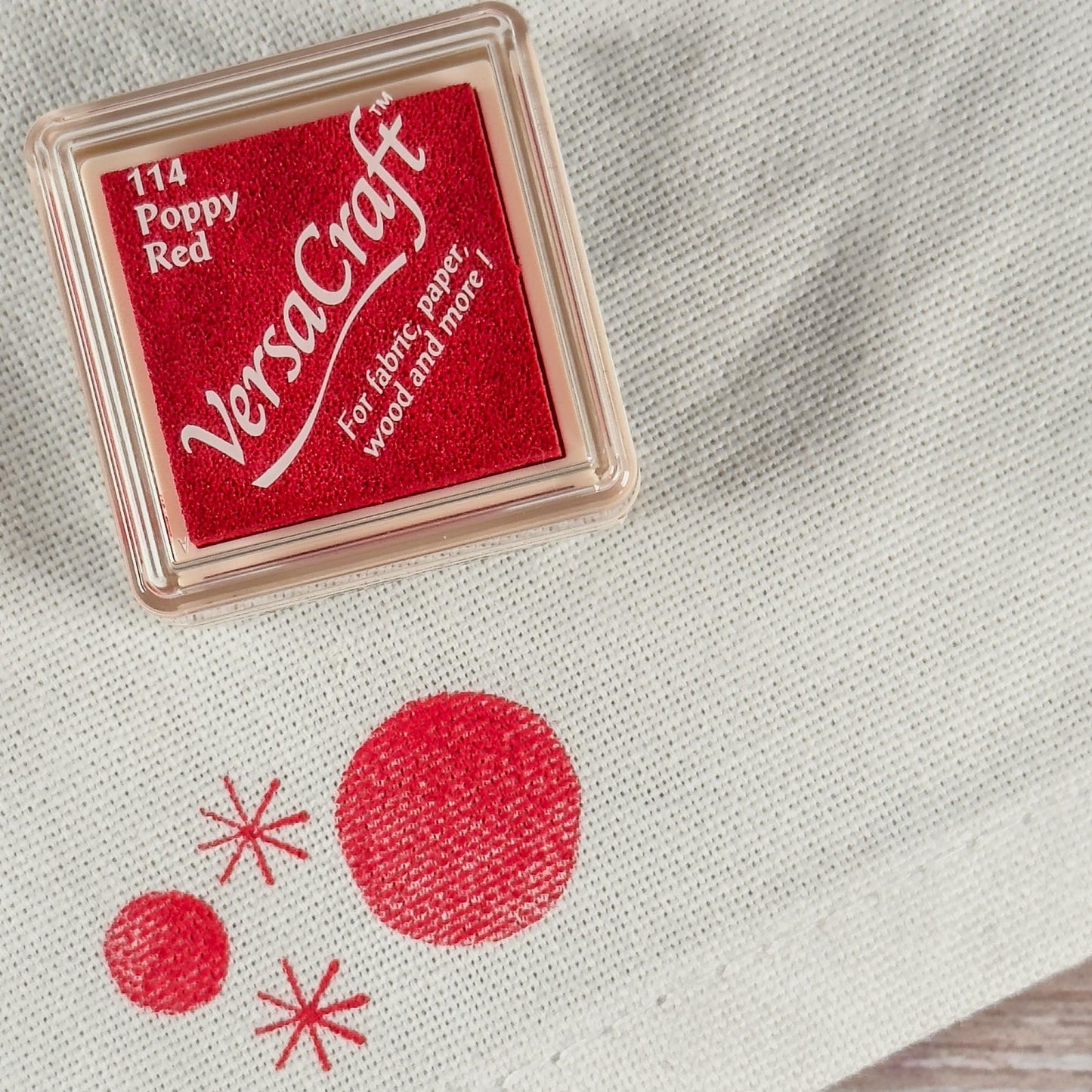 Mini - Stempelkissen Rot - VersaCraft Poppy Red - IN LOVE WITH PAPER