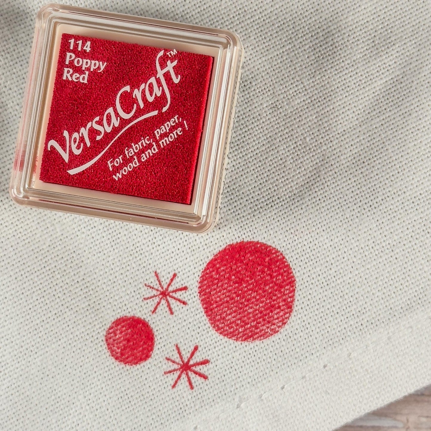 Mini - Stempelkissen Rot - VersaCraft Poppy Red - IN LOVE WITH PAPER