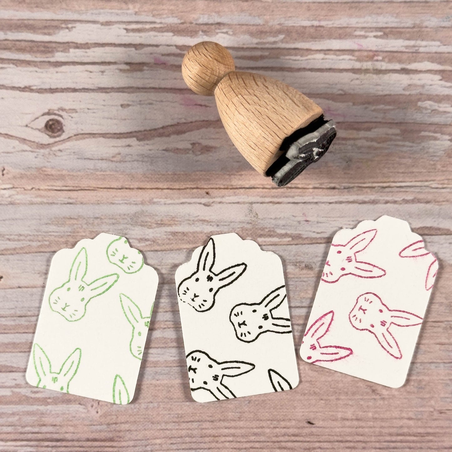 Ministempel "Hasenkopf" - IN LOVE WITH PAPER