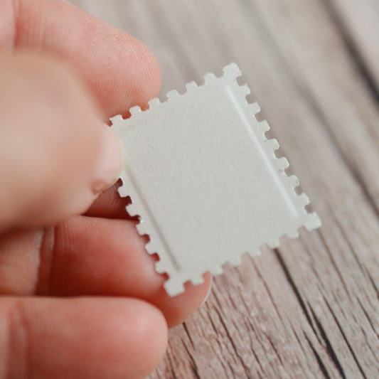 Motivstanzer "Briefmarke" - IN LOVE WITH PAPER