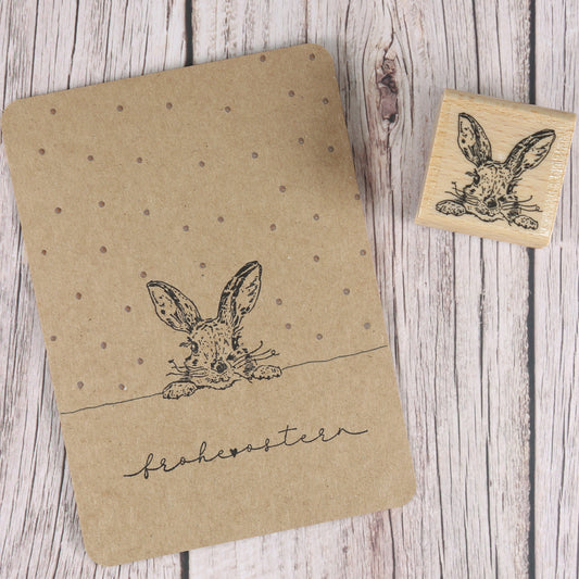 Osterstempel "Frecher Hase"
