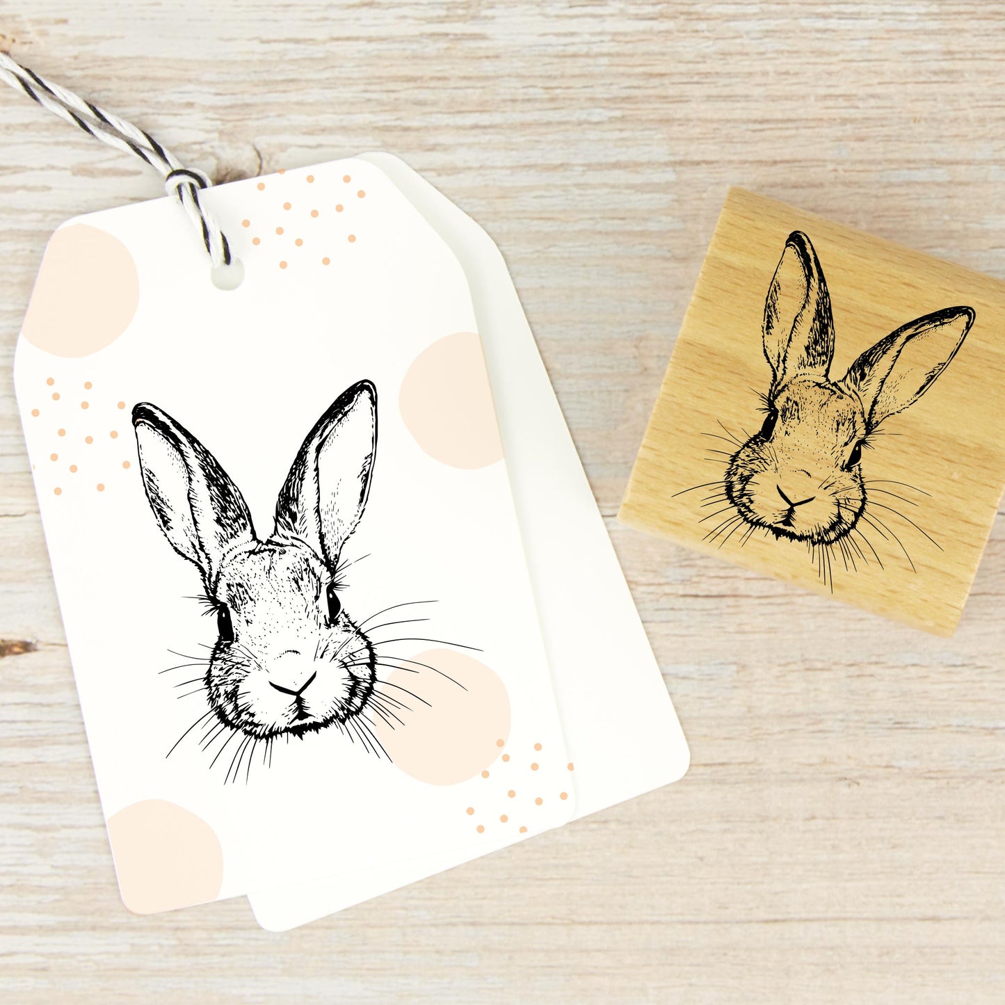 Osterstempel „Hase“ (in zwei Größen) - IN LOVE WITH PAPER