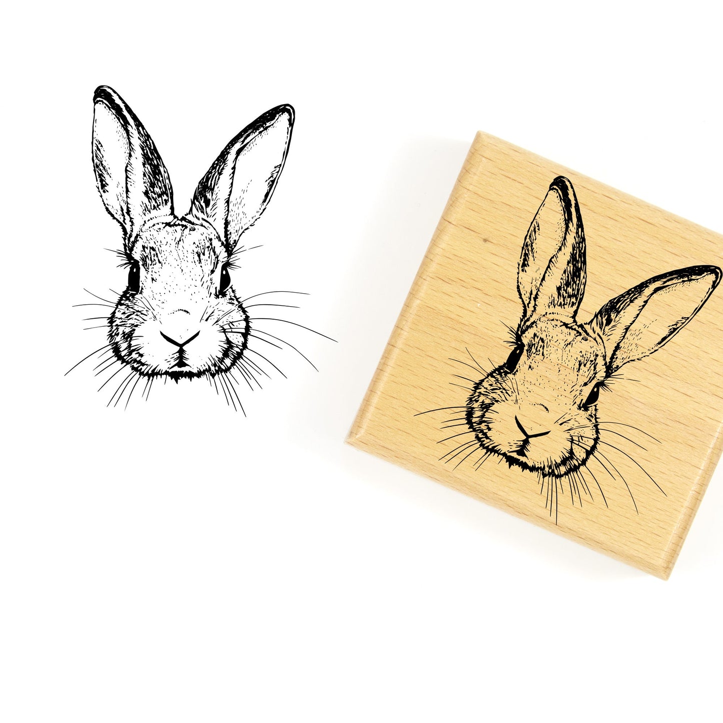 Osterstempel „Hase“ (in zwei Größen) - IN LOVE WITH PAPER