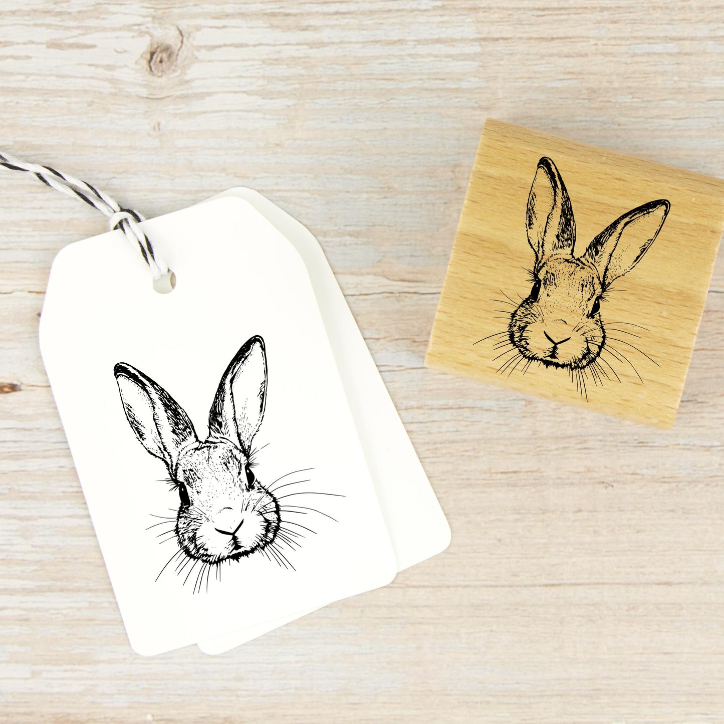 Osterstempel „Hase“ (in zwei Größen) - IN LOVE WITH PAPER