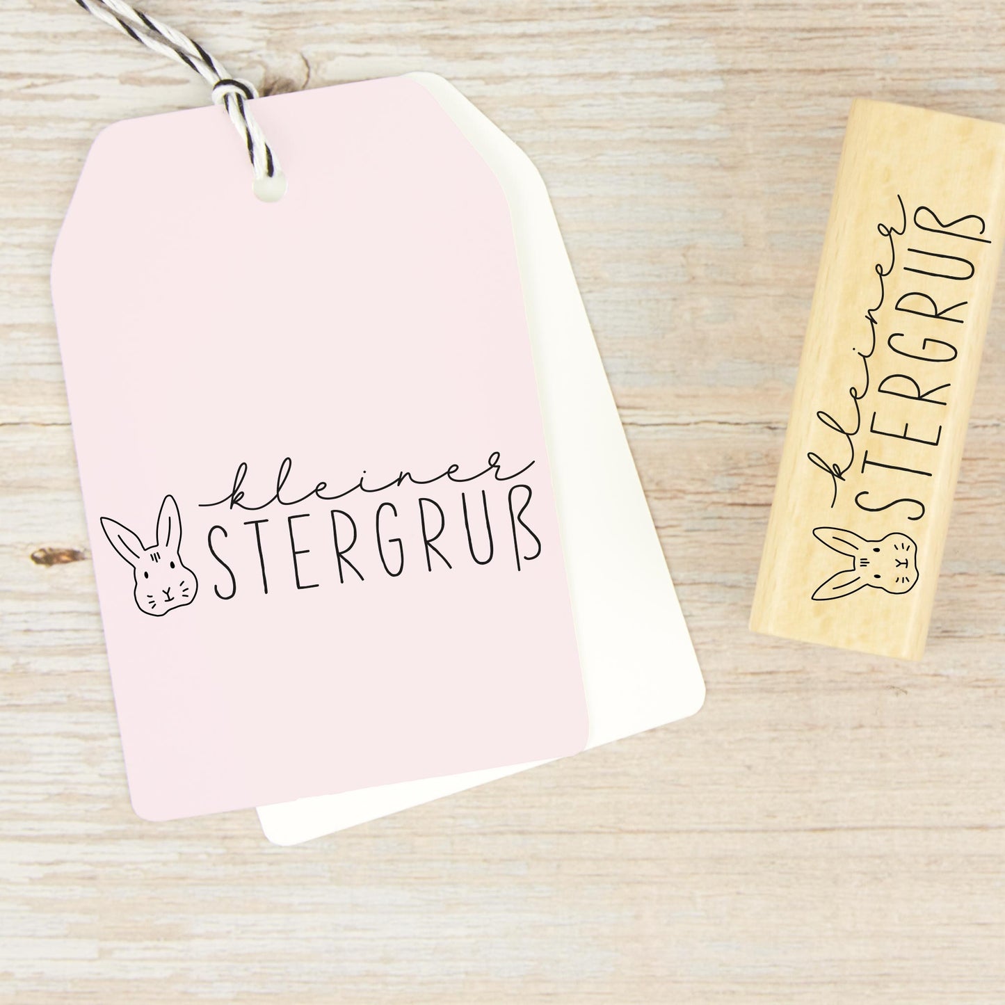 Osterstempel "kleiner Ostergruß"