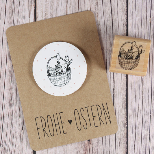Osterstempel Osterkörbchen