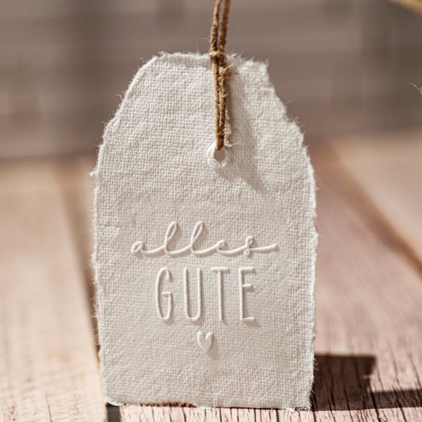 Prägestempel "Alles Gute" - IN LOVE WITH PAPER