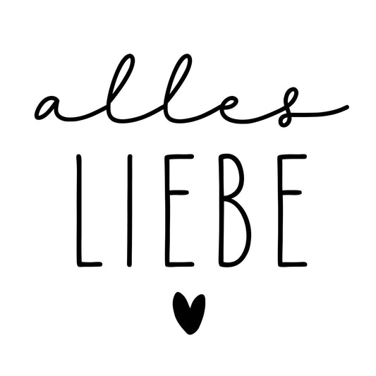 Prägestempel "Alles Liebe" - IN LOVE WITH PAPER