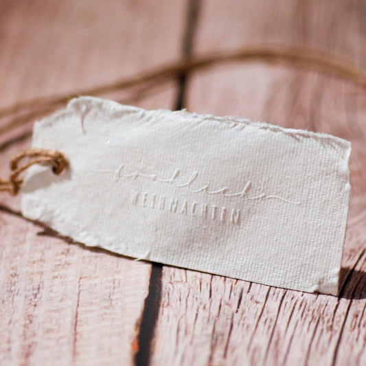 Prägestempel "Fröhliche Weihnachten" - IN LOVE WITH PAPER