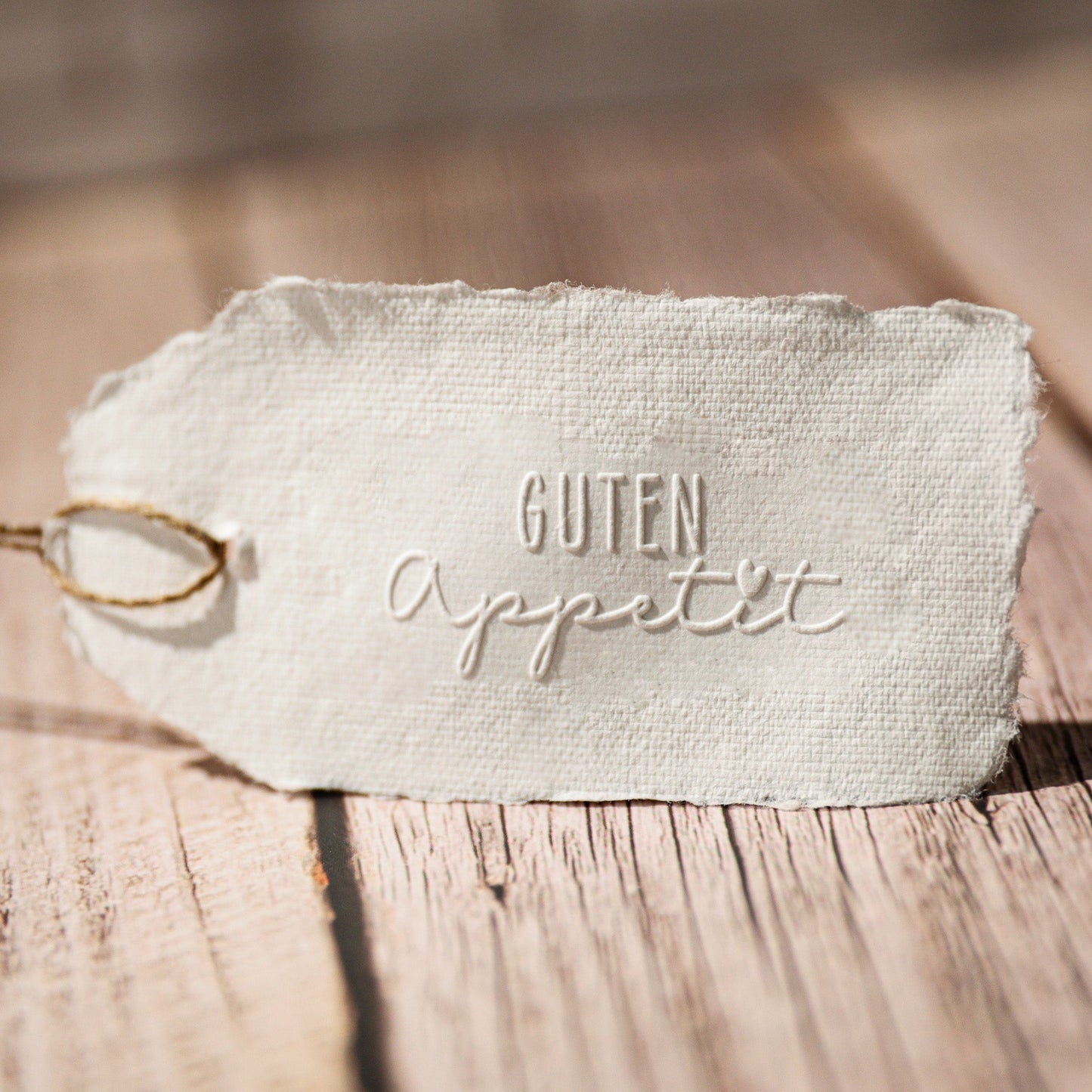 Prägestempel "Guten Appetit" - IN LOVE WITH PAPER
