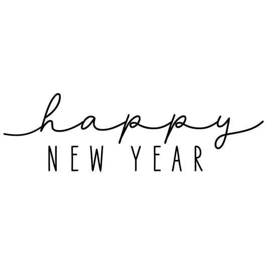 Prägestempel "Happy new year" - IN LOVE WITH PAPER