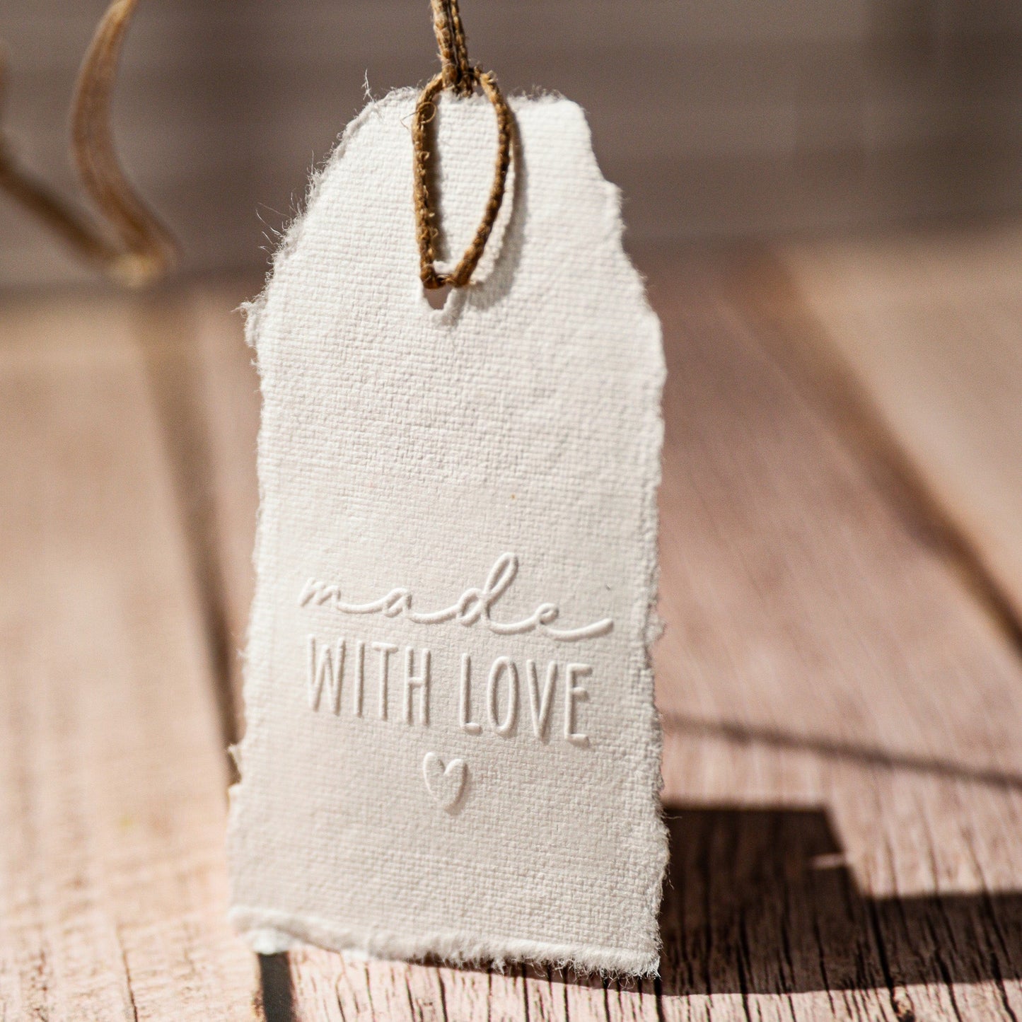 Prägestempel "Made with love" - IN LOVE WITH PAPER