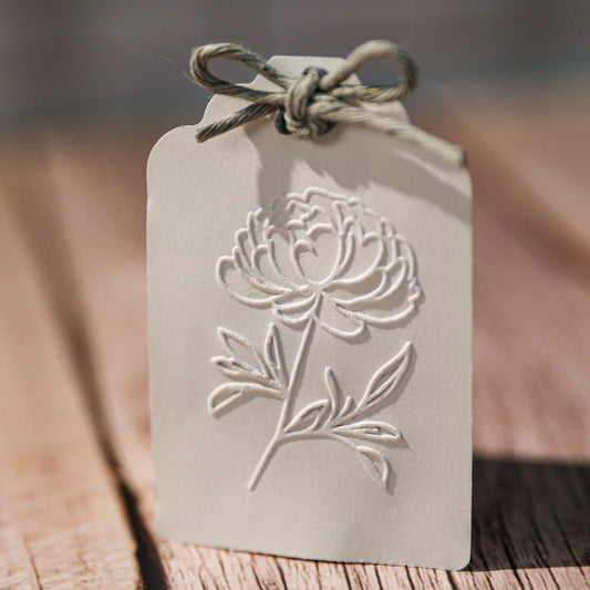 Prägestempel "Pfingstrose" - IN LOVE WITH PAPER