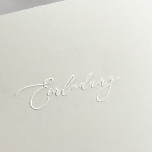 Prägestempel "Einladung"