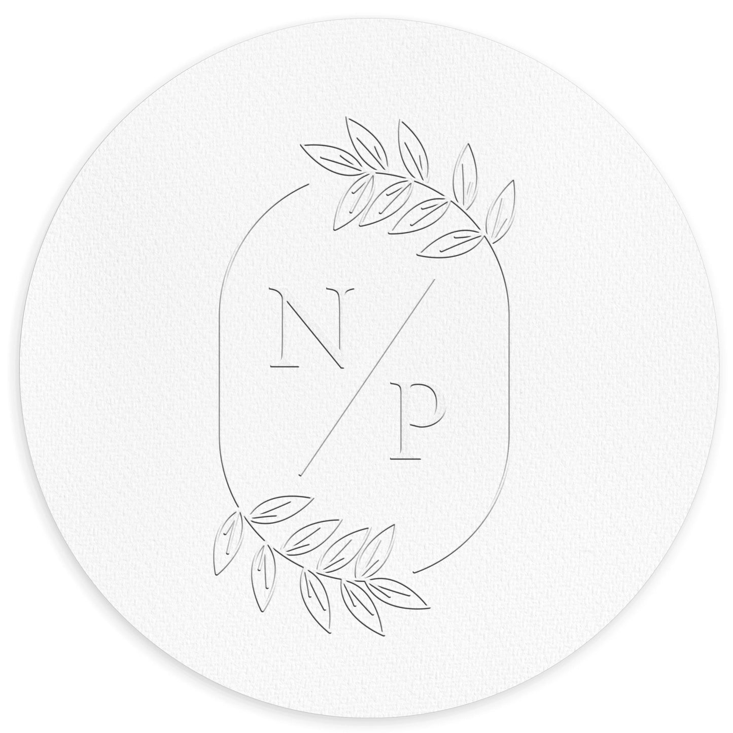 Prägestempel "Cannes" mit Initialen - IN LOVE WITH PAPER