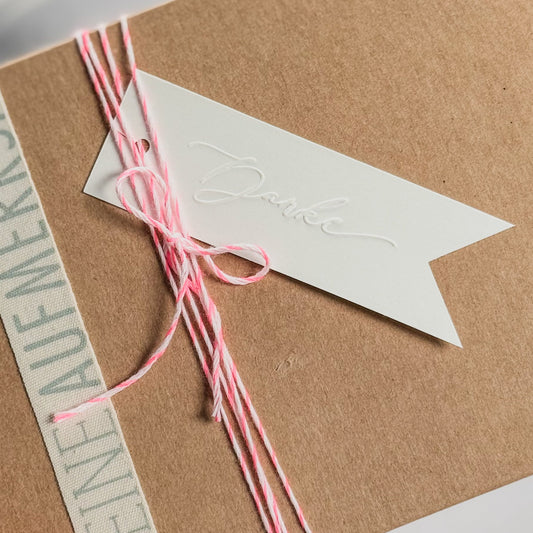 Prägestempel "Danke" - IN LOVE WITH PAPER