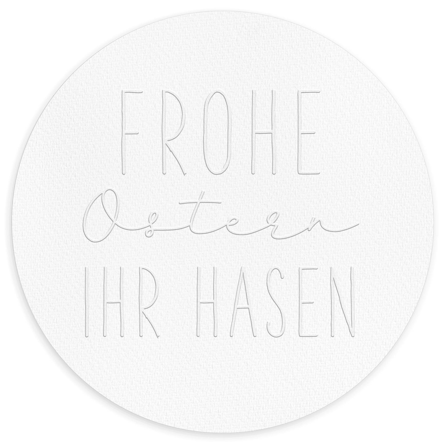 Prägestempel "Frohe Ostern ihr Hasen" - IN LOVE WITH PAPER