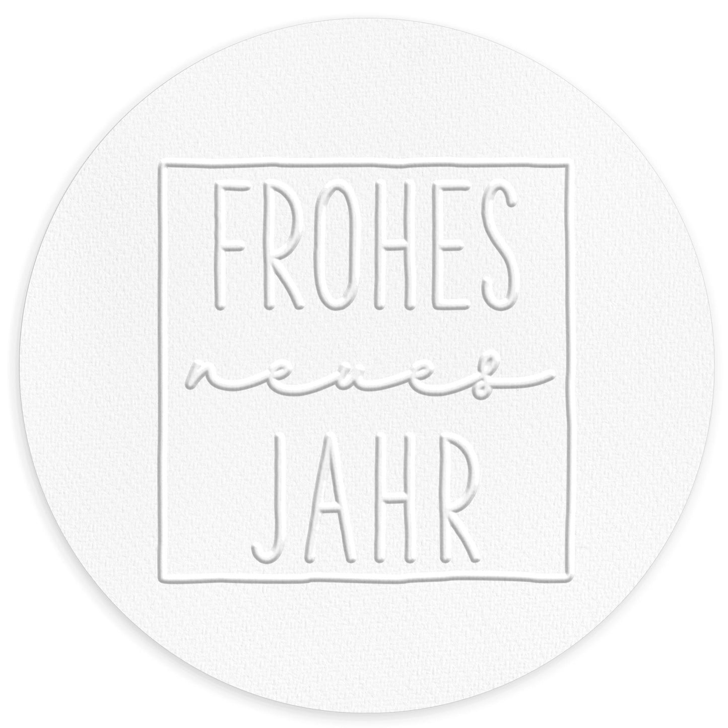 Prägestempel "Frohes neues Jahr" - IN LOVE WITH PAPER