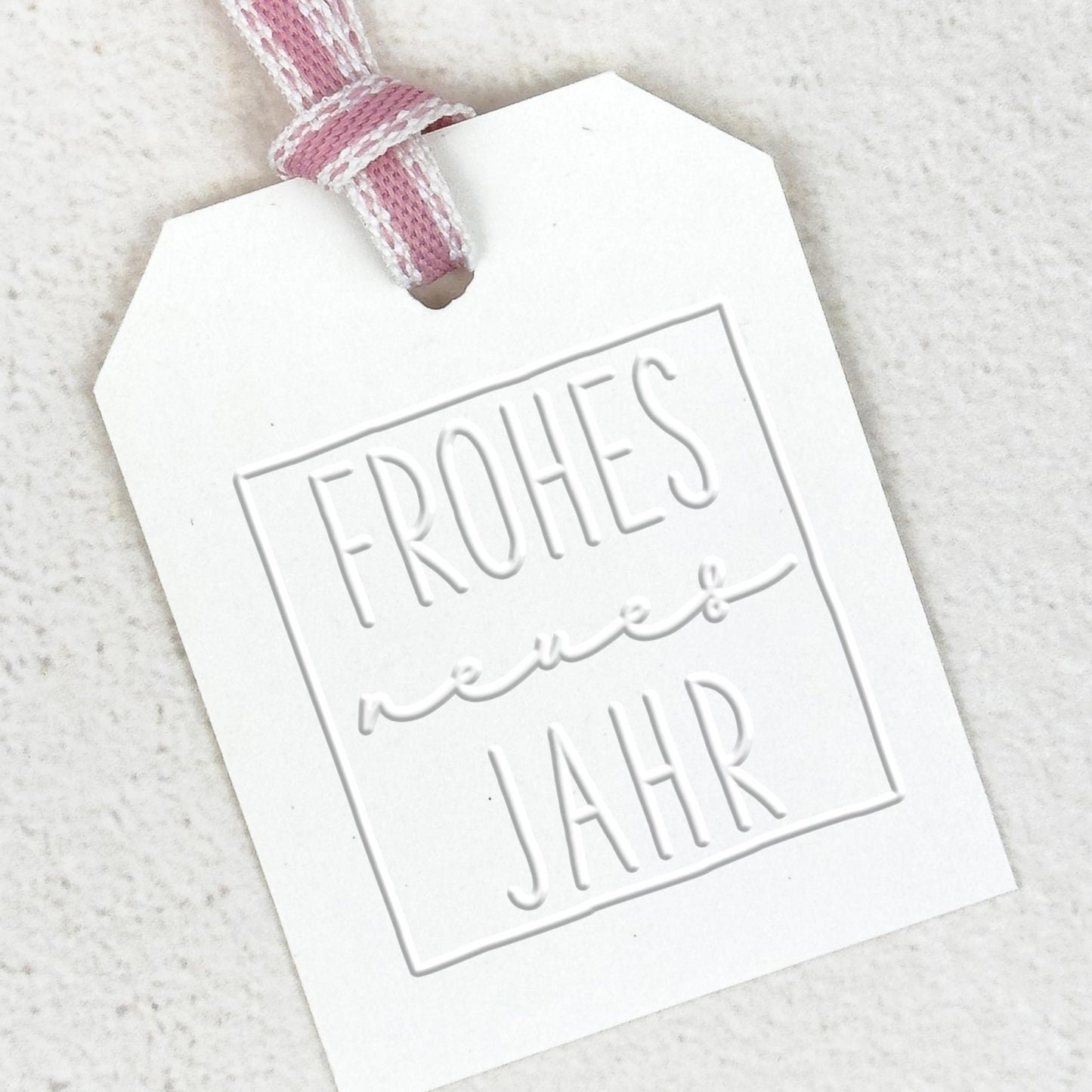 Prägestempel "Frohes neues Jahr" - IN LOVE WITH PAPER