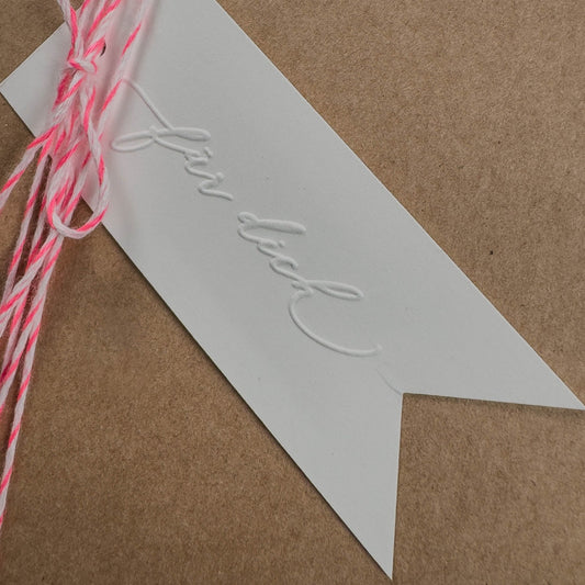 Prägestempel "für dich" - IN LOVE WITH PAPER