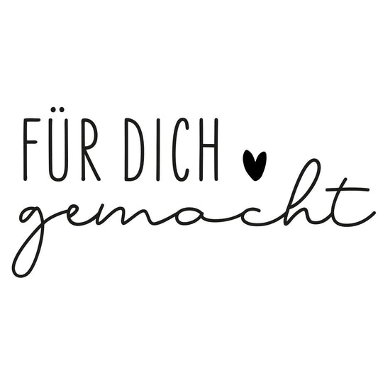 Prägestempel "Für dich gemacht" - IN LOVE WITH PAPER