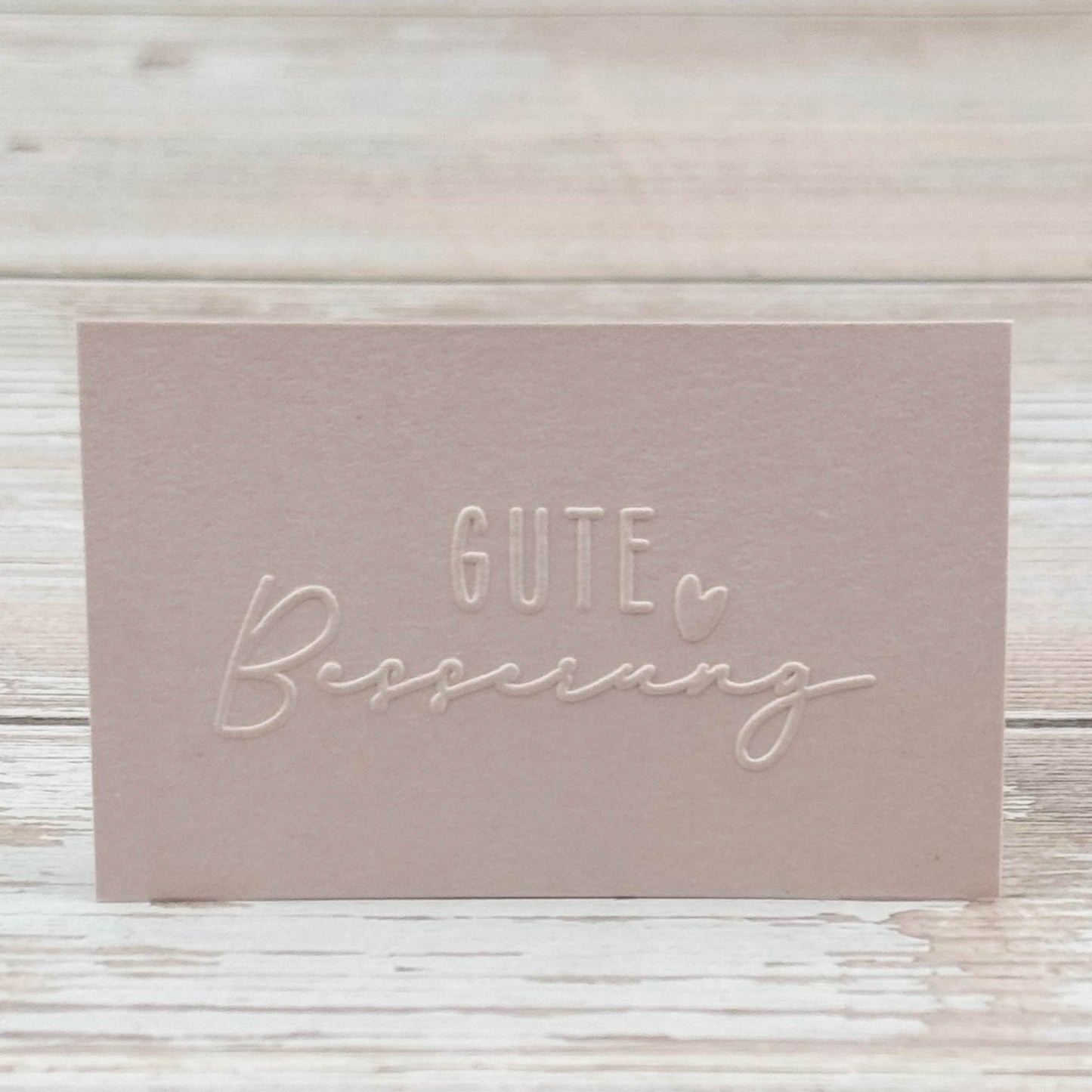 Prägestempel "Gute Besserung"