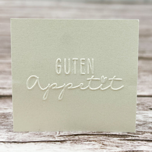 Prägestempel "Guten Appetit"