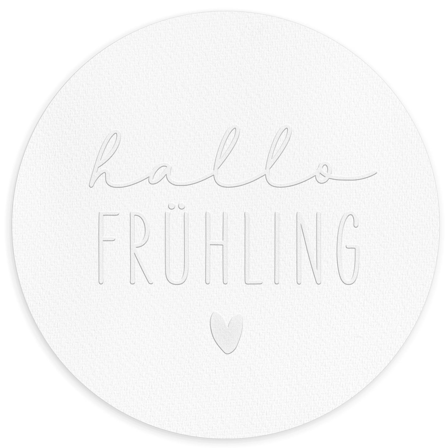 Prägestempel "Hallo Frühling" - IN LOVE WITH PAPER