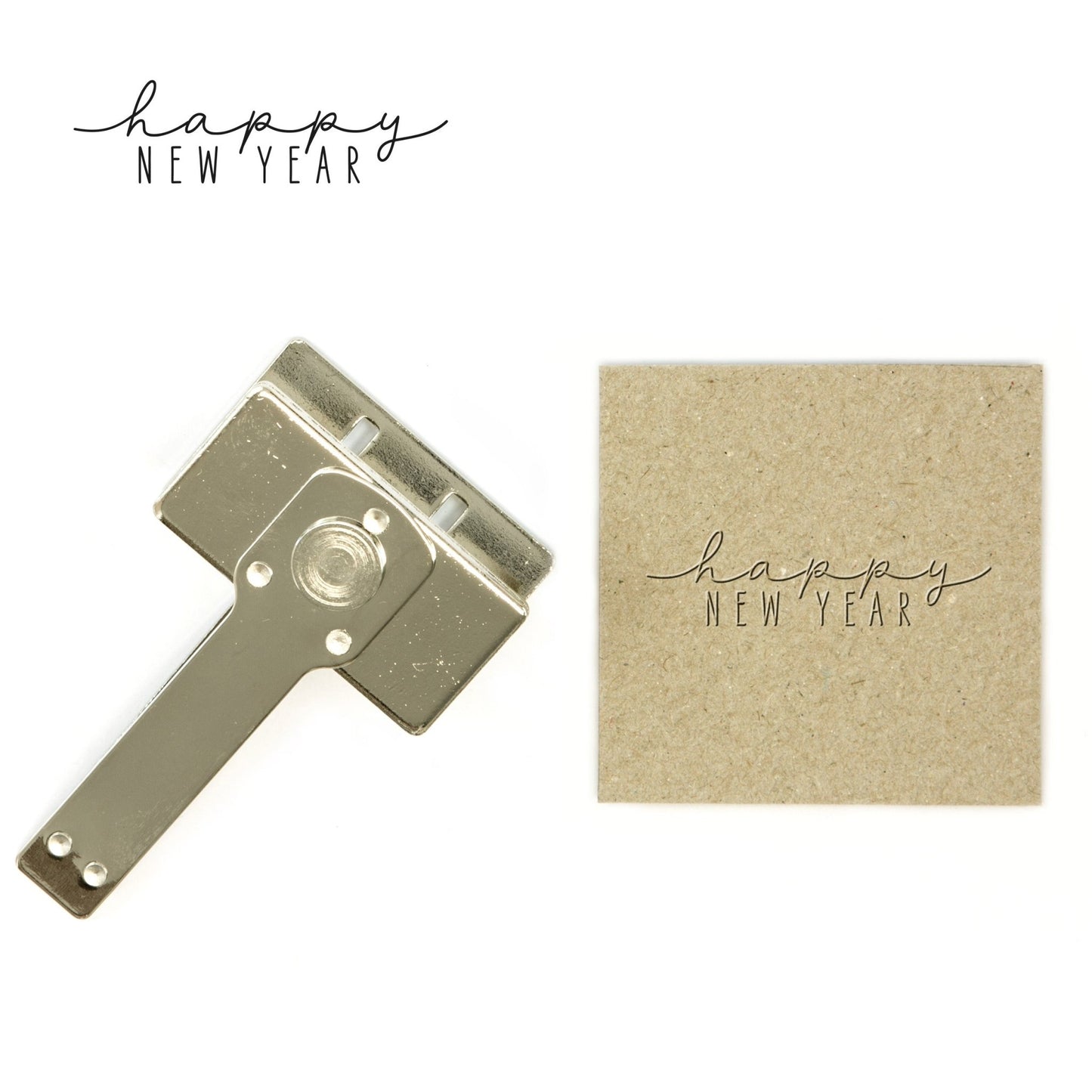 Prägestempel "Happy new year"