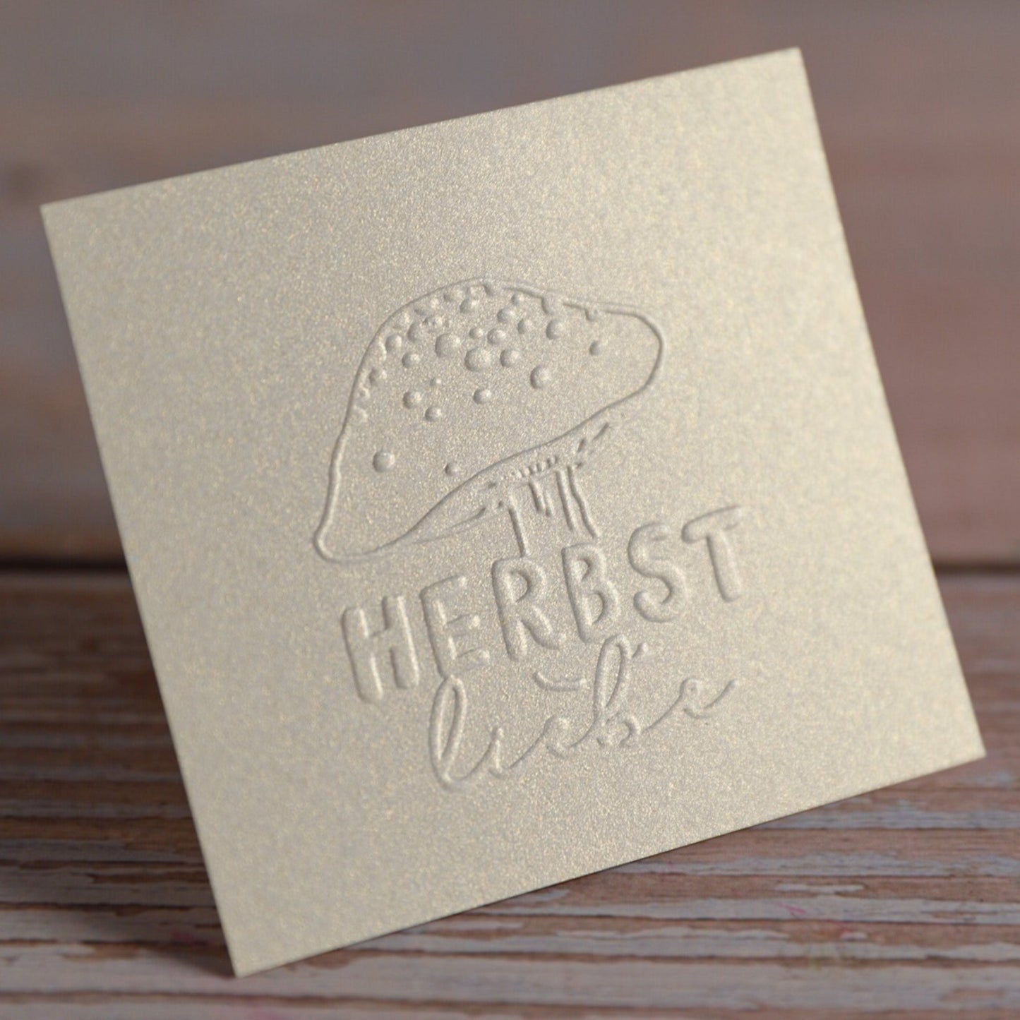 Prägestempel "Herbstliebe" - IN LOVE WITH PAPER