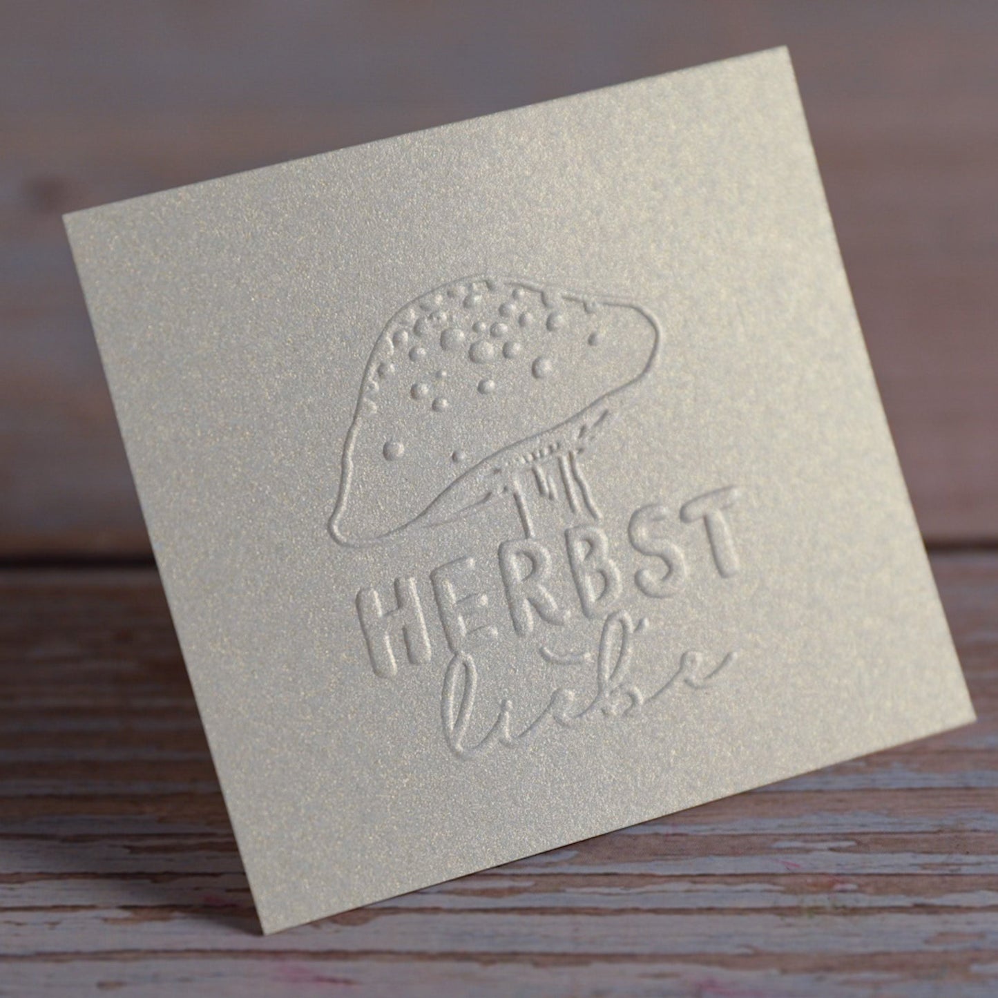 Prägestempel "Herbstliebe" - IN LOVE WITH PAPER