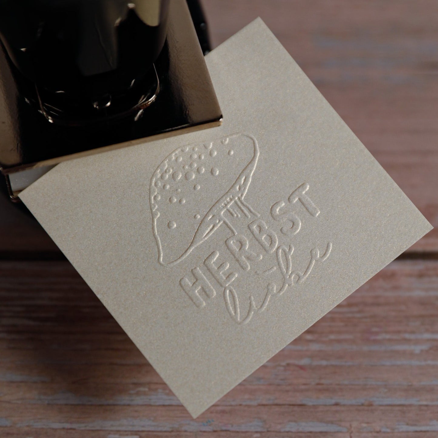 Prägestempel "Herbstliebe" - IN LOVE WITH PAPER