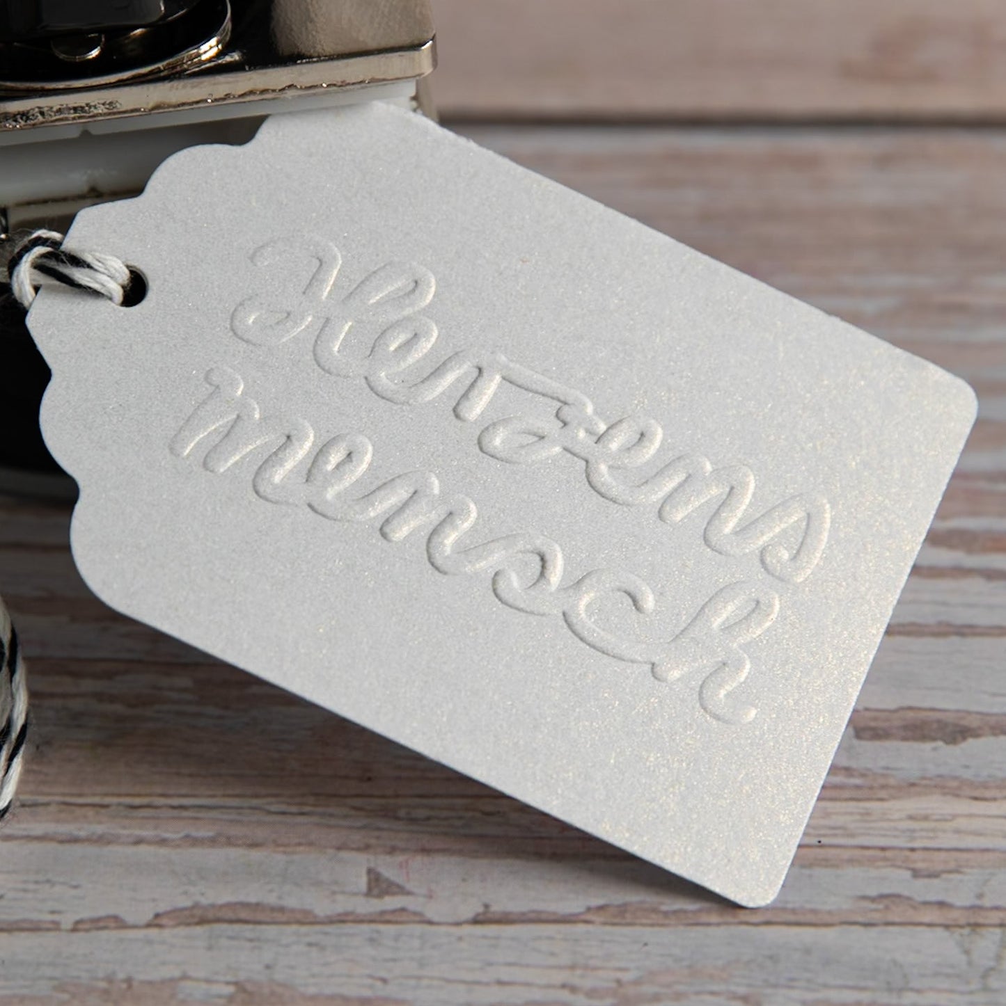 Prägestempel "Herzensmensch" - IN LOVE WITH PAPER