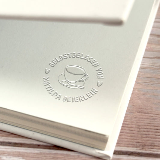 Buchprägestempel "Lieblingszeile"