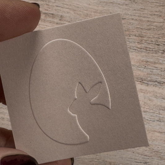 Prägestempel "Osterei" - IN LOVE WITH PAPER