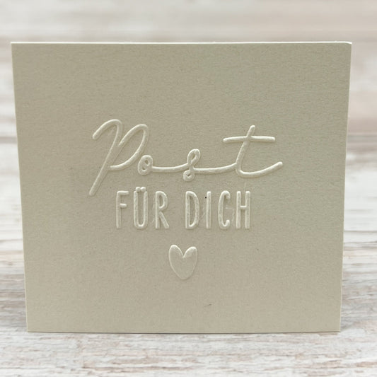 Prägestempel "Post für dich" - IN LOVE WITH PAPER