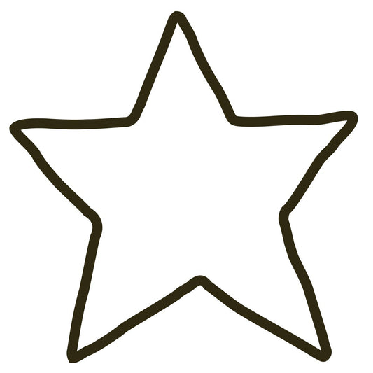 Prägestempel Stern (nur Kontur) - IN LOVE WITH PAPER