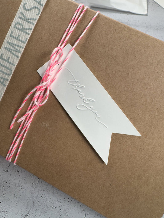 Prägestempel "thank you" - IN LOVE WITH PAPER