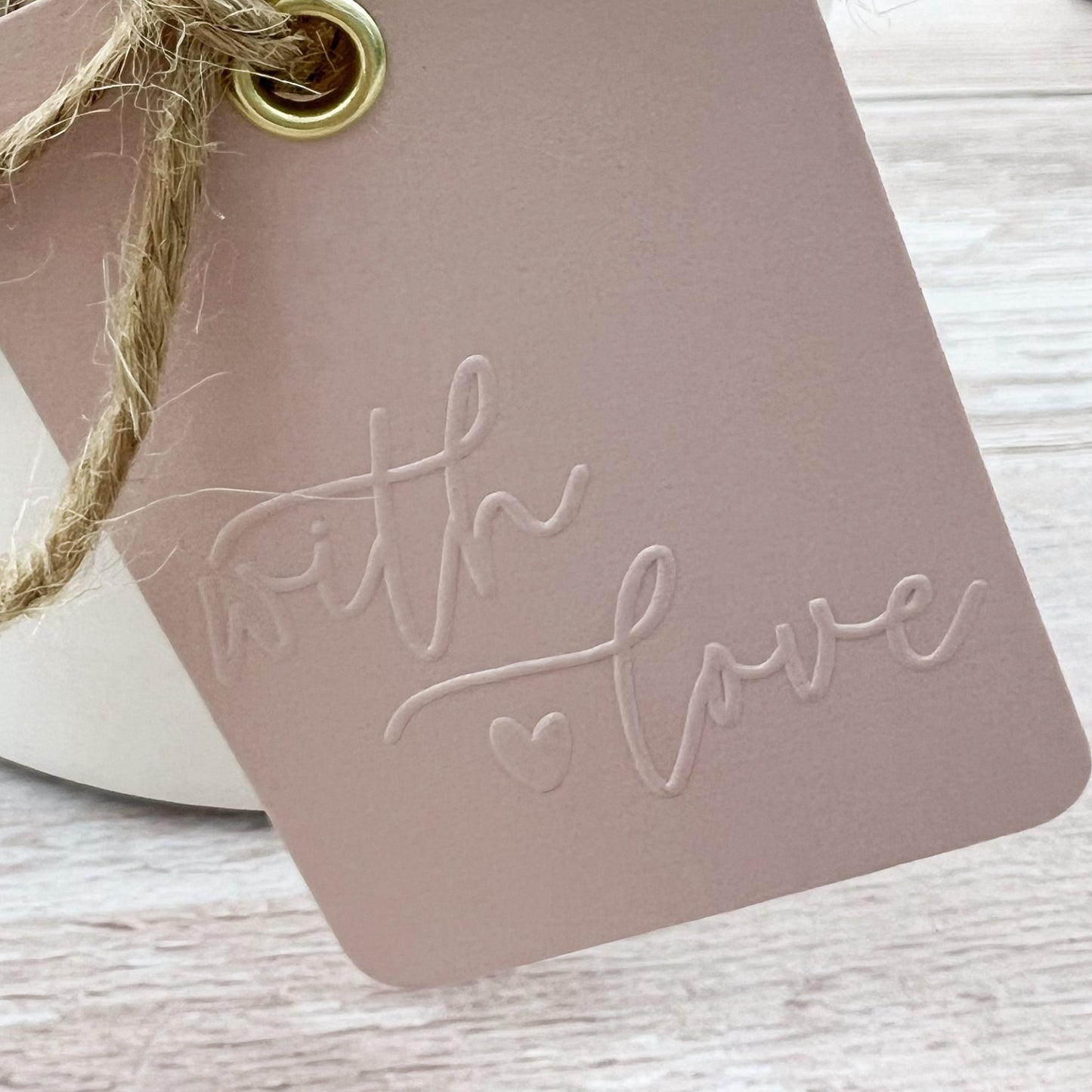 Prägestempel "with love" - IN LOVE WITH PAPER