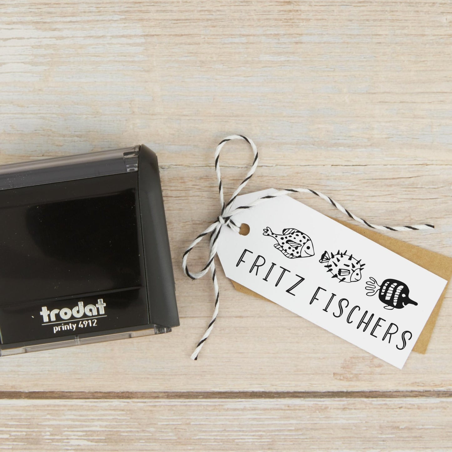 Selbstfärbestempel Fischers Fritze