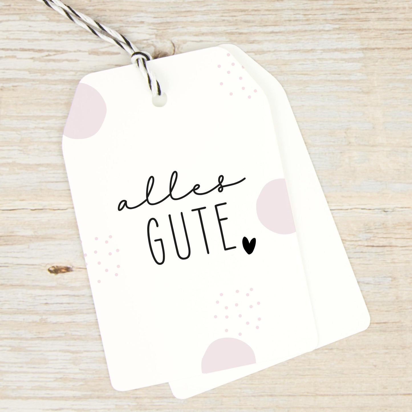Stempel "alles Gute" mit Herz - IN LOVE WITH PAPER