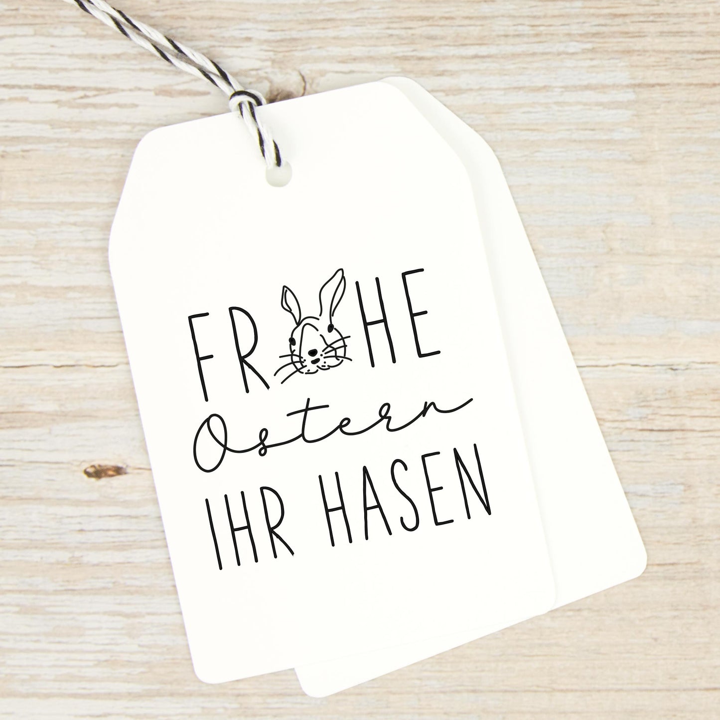 Stempel „Frohe Ostern Ihr Hasen“ - IN LOVE WITH PAPER