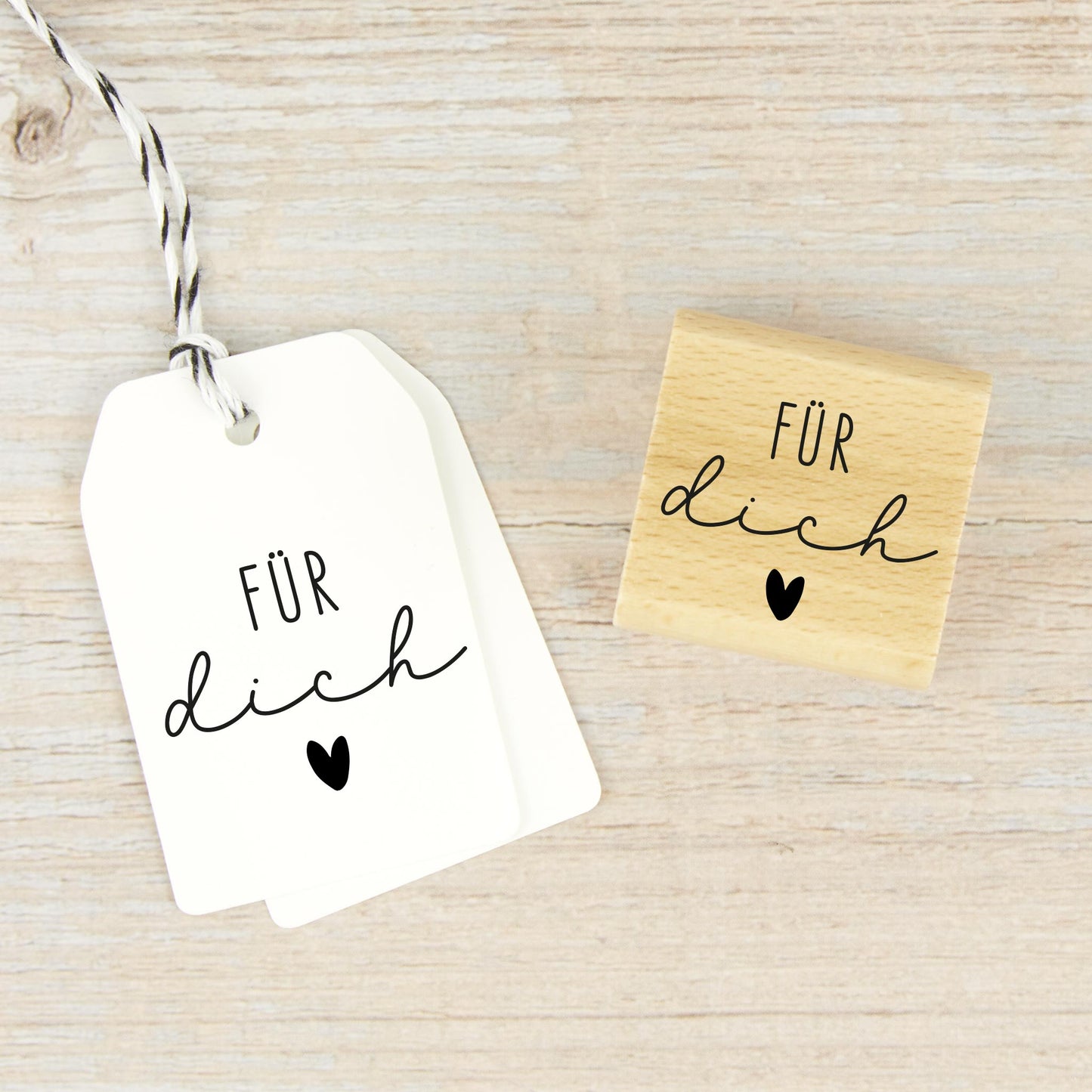 Stempel "Für dich" (klein) - IN LOVE WITH PAPER