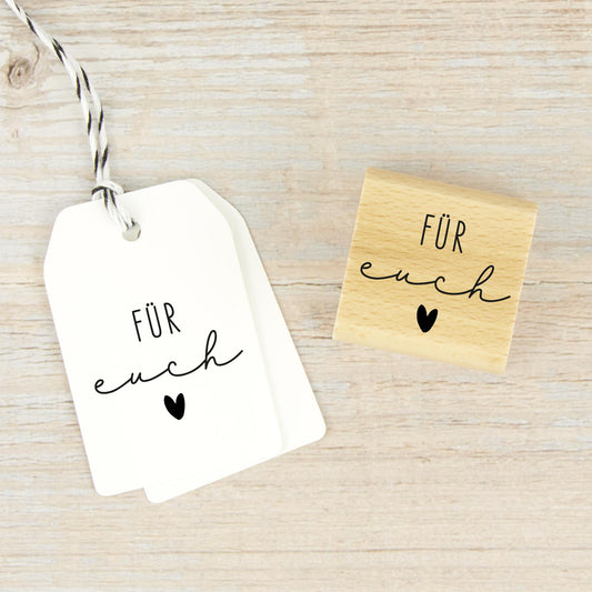 Stempel "Für euch" (klein) - IN LOVE WITH PAPER